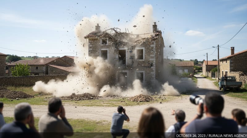 A Family's Home Blasted Apart! What Led to This Shocking Demolition?