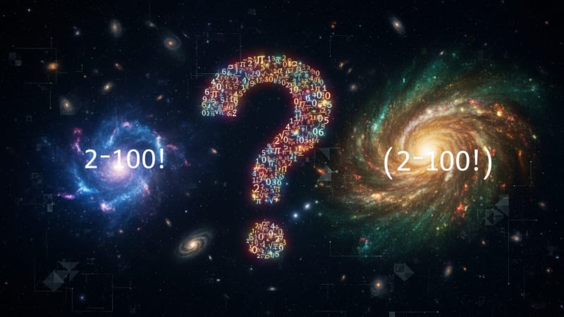 Which Number Wins? 2^100! vs. (2^100)! - The Answer Will Blow Your Mind!
