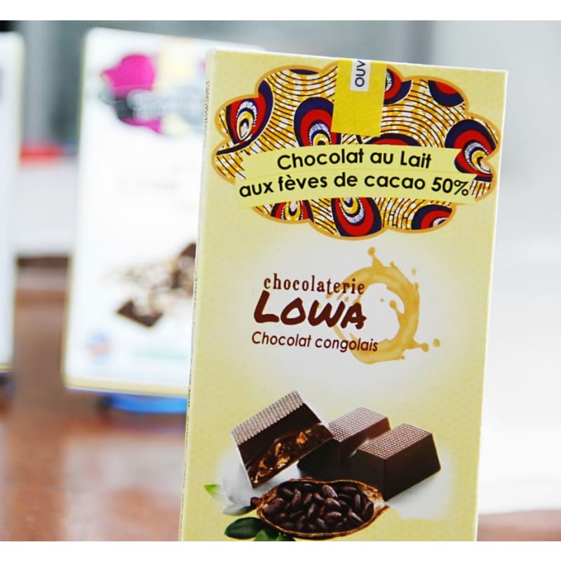Chocolat au Lait aux Fèves de Cacao 50 % – Chocolaterie Lowa