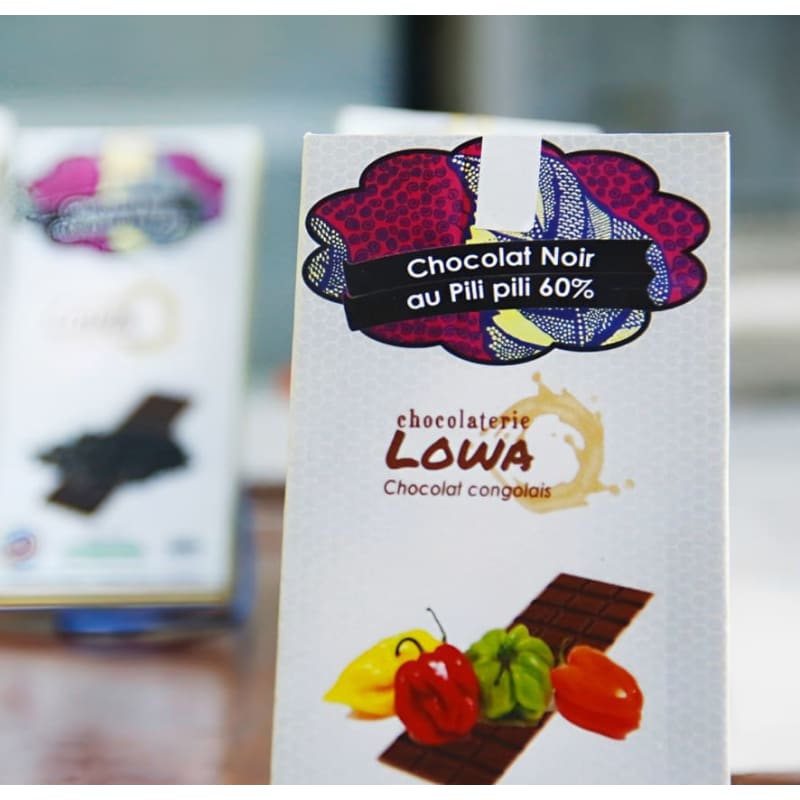 Chocolat Noir au Pili Pili 60 % – Chocolaterie Lowa