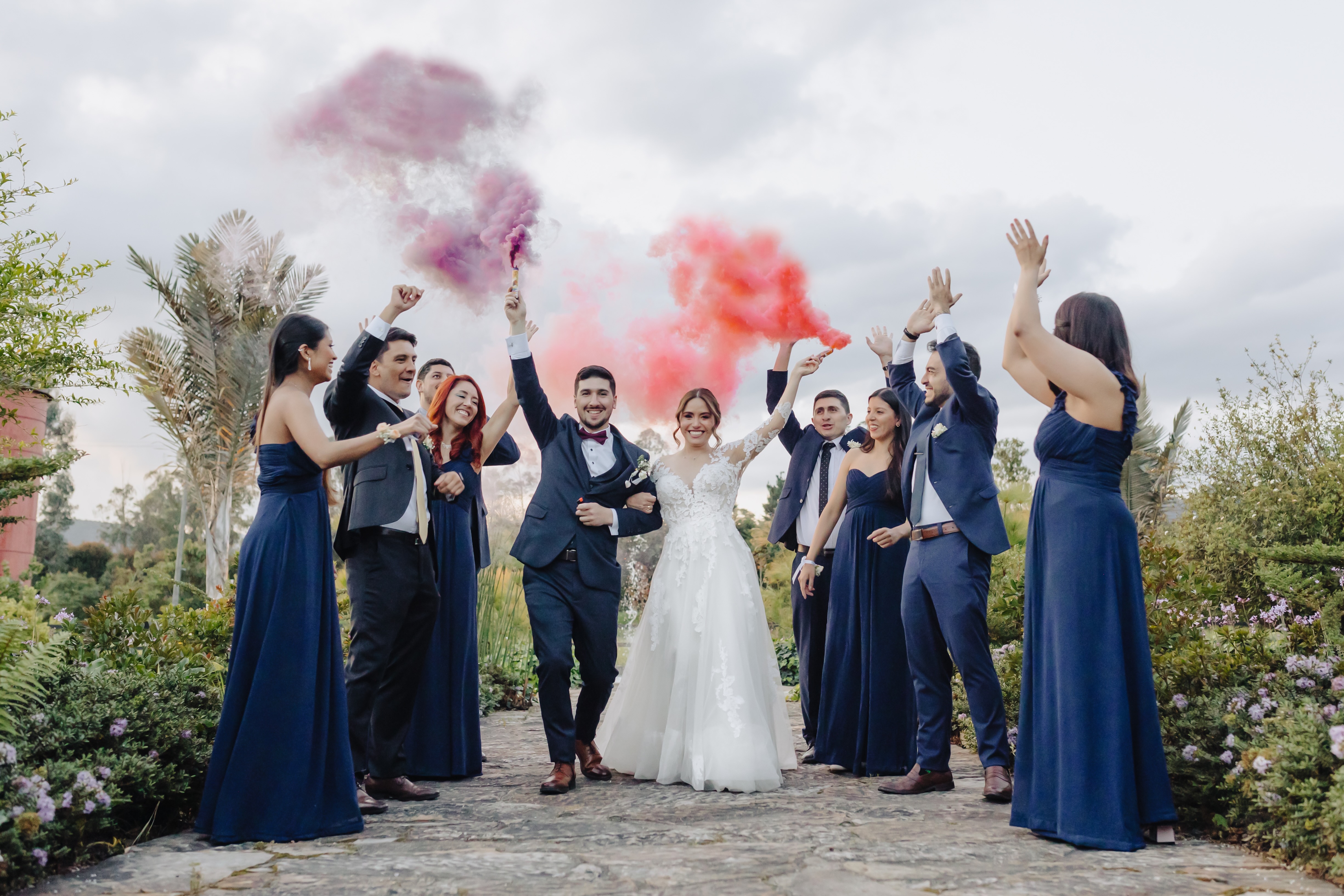 Fotos novios naturaleza Colombia