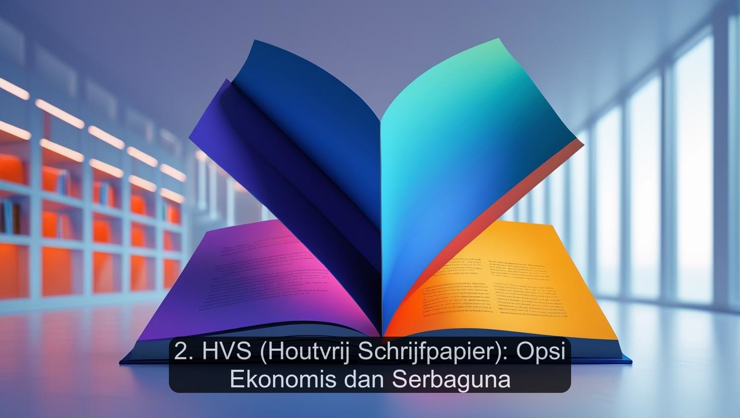 2. HVS (Houtvrij Schrijfpapier): Opsi Ekonomis dan Serbaguna