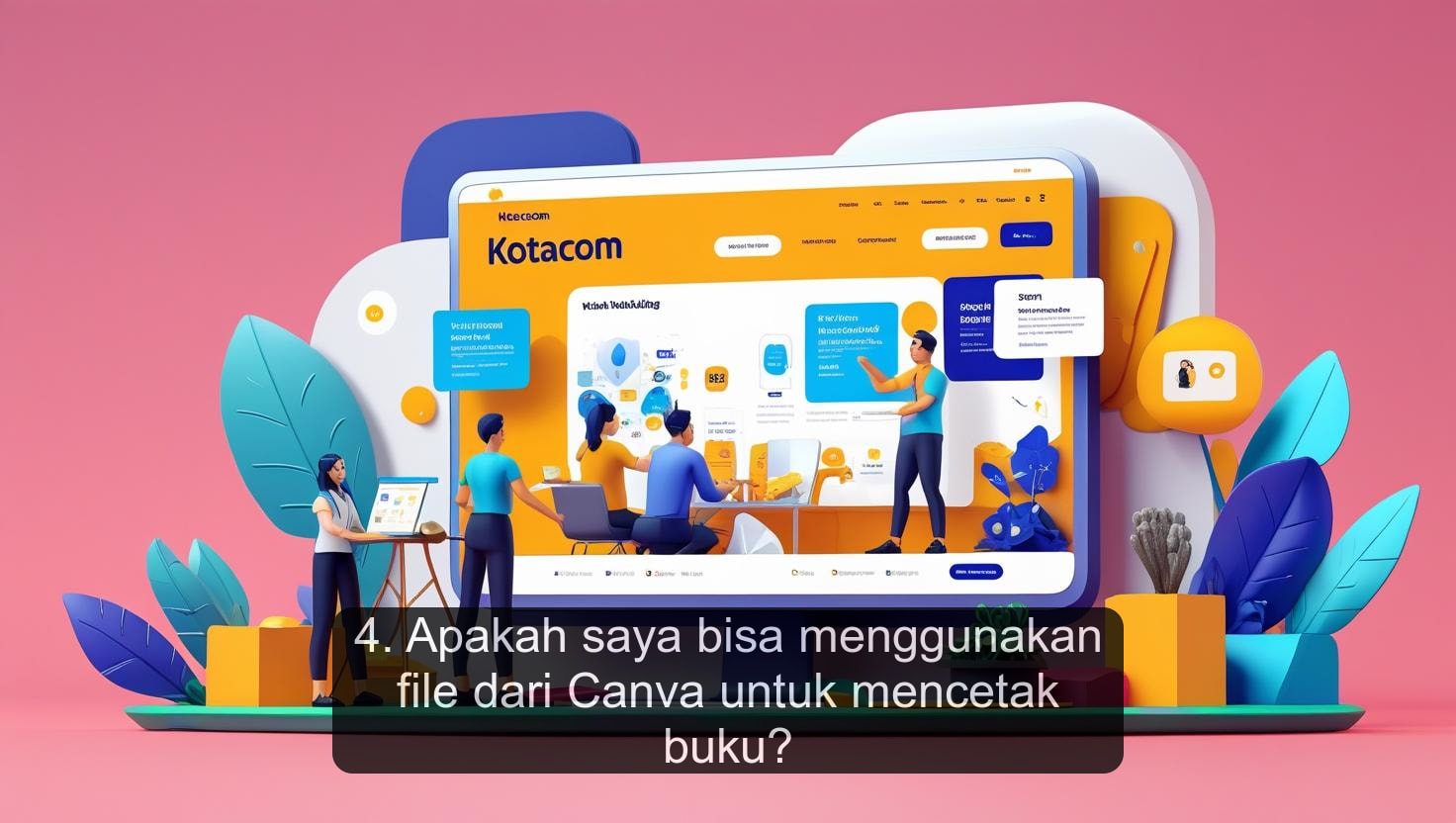 4. Apakah saya bisa menggunakan file dari Canva untuk mencetak buku?