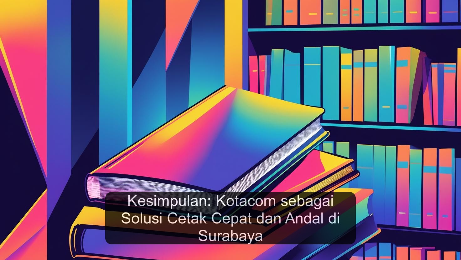 Kesimpulan: Kotacom sebagai Solusi Cetak Cepat dan Andal di Surabaya