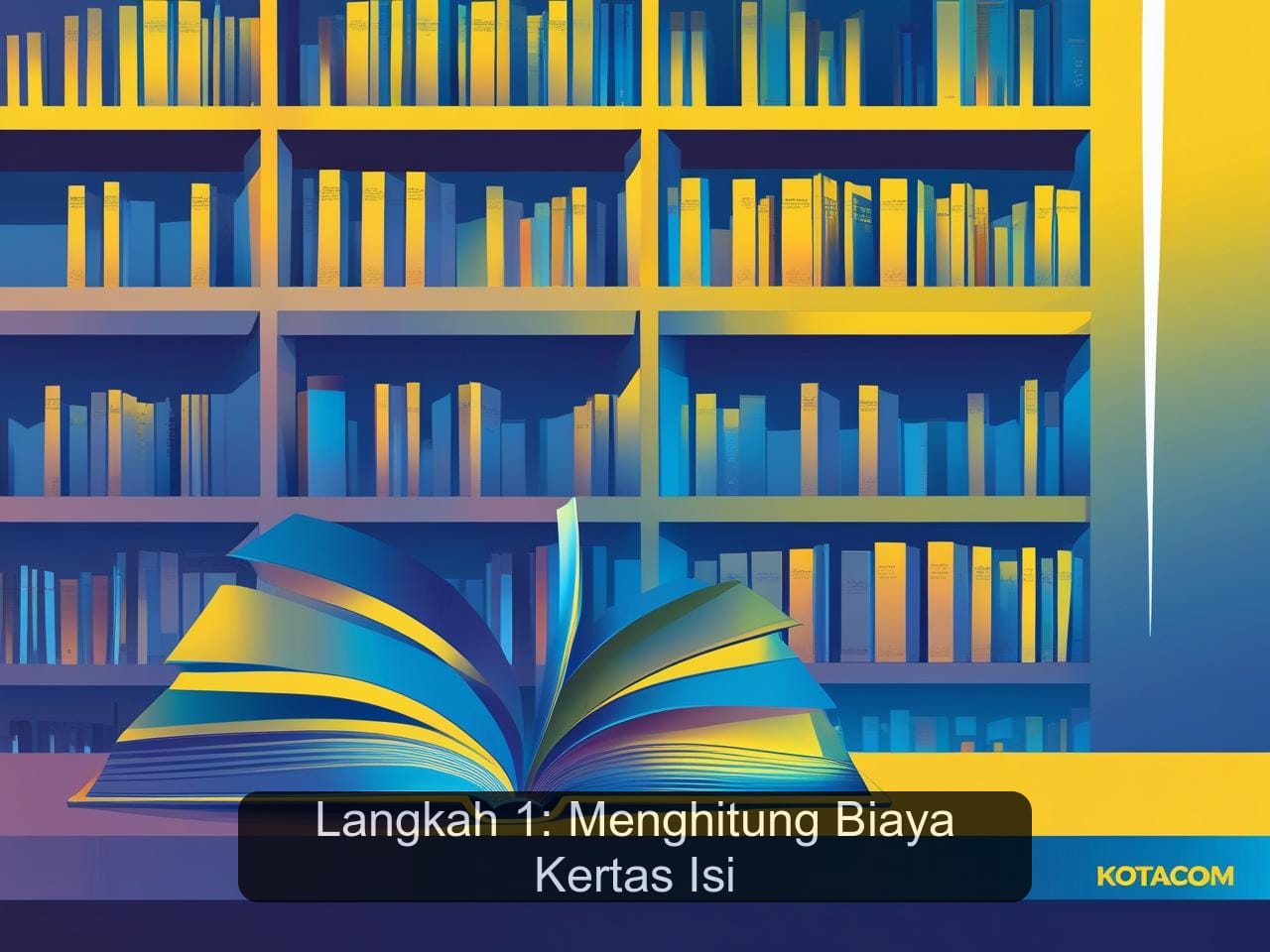 Langkah 1: Menghitung Biaya Kertas Isi