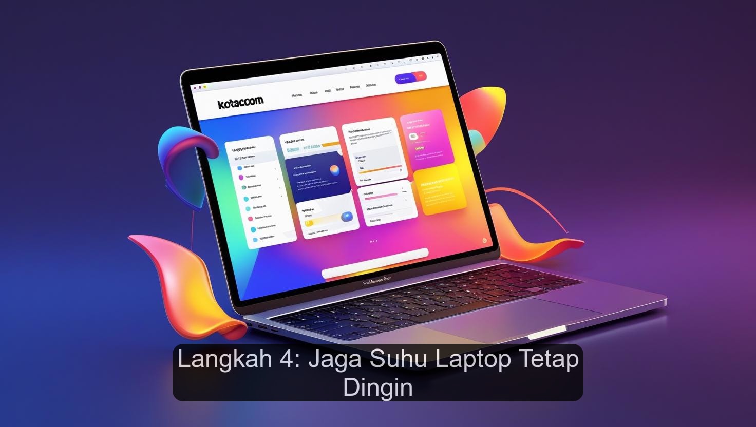 Langkah 4: Jaga Suhu Laptop Tetap Dingin