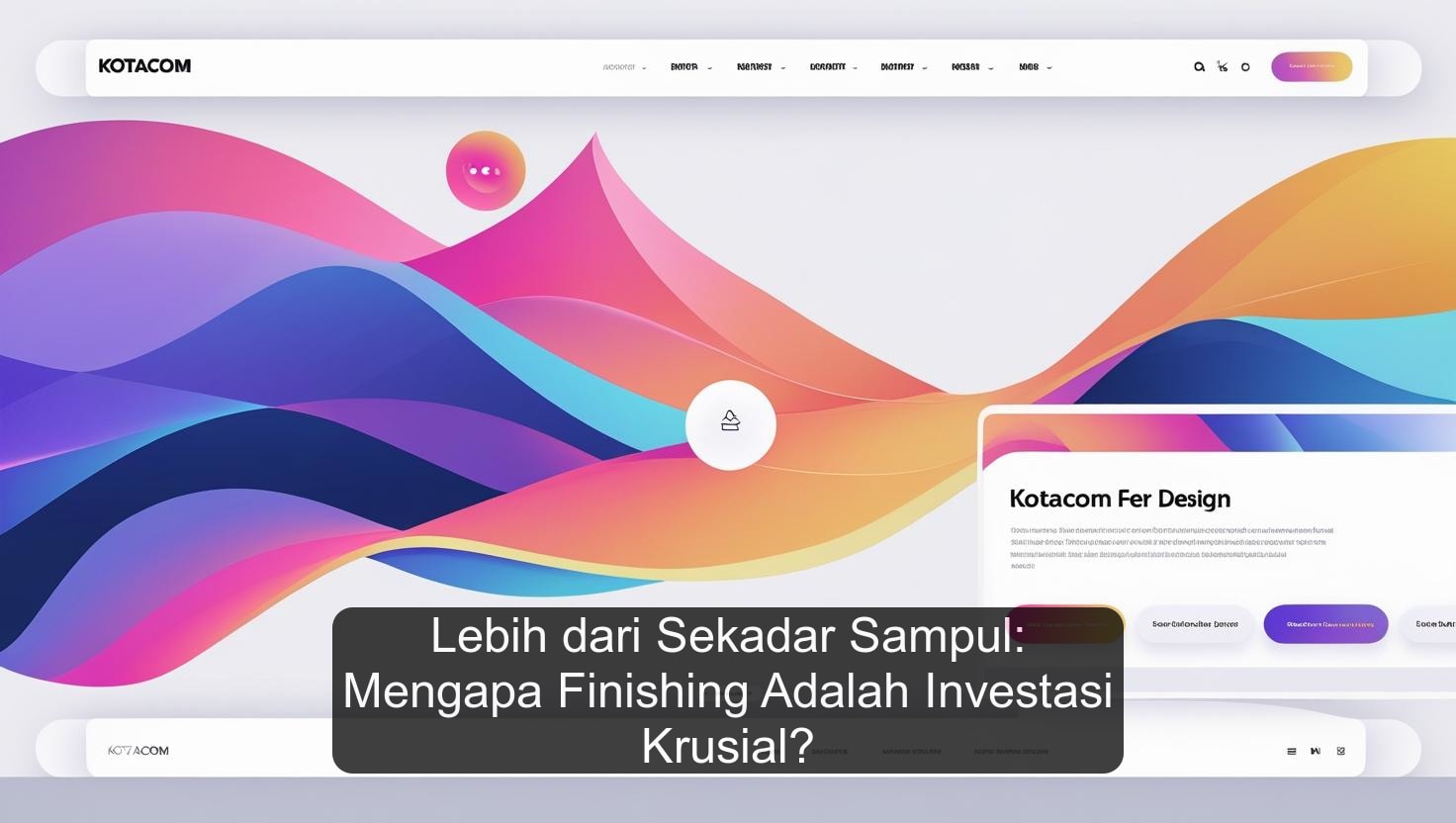 Lebih dari Sekadar Sampul: Mengapa Finishing Adalah Investasi Krusial?