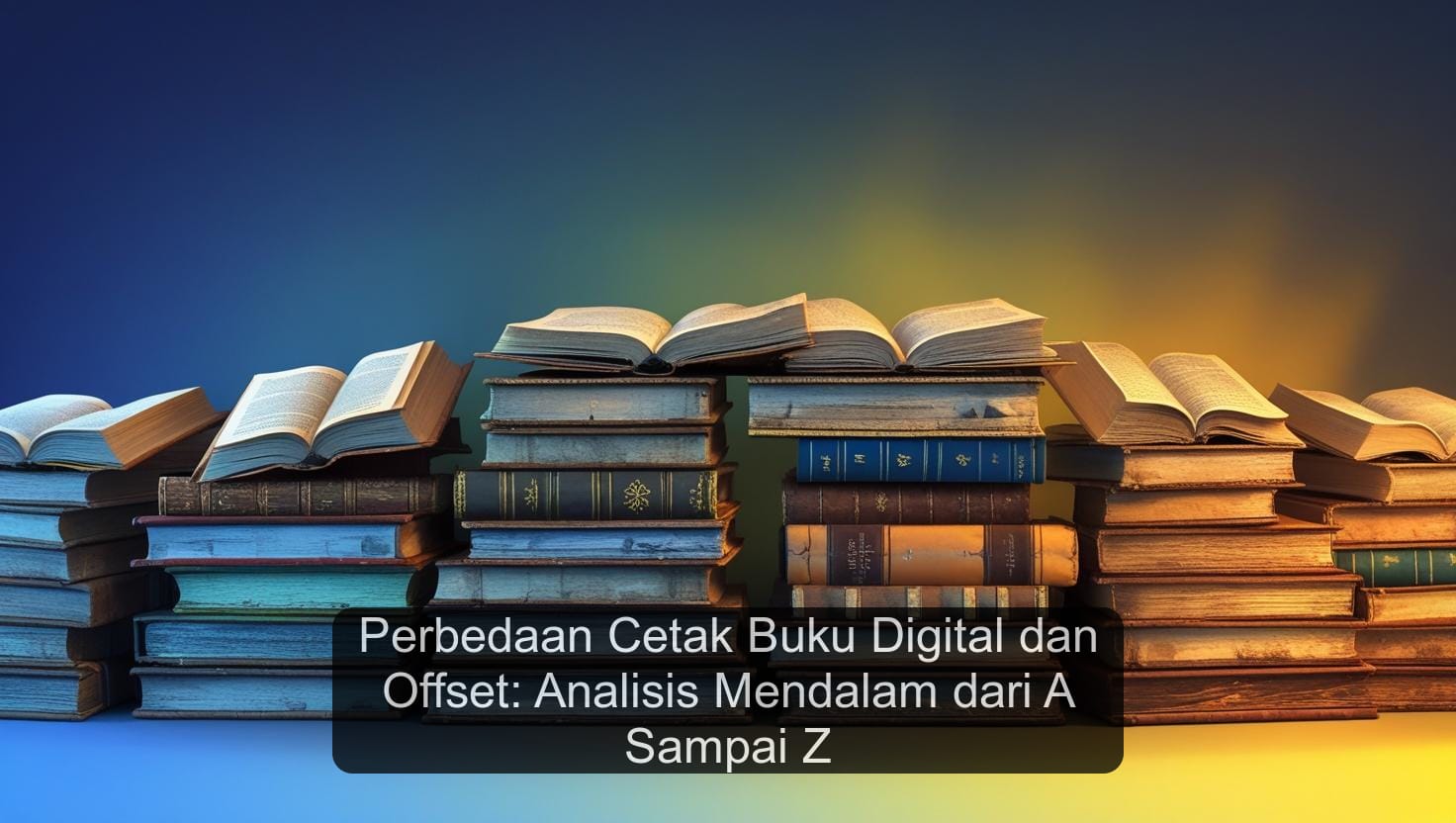 Perbedaan Cetak Buku Digital dan Offset: Analisis Mendalam dari A Sampai Z