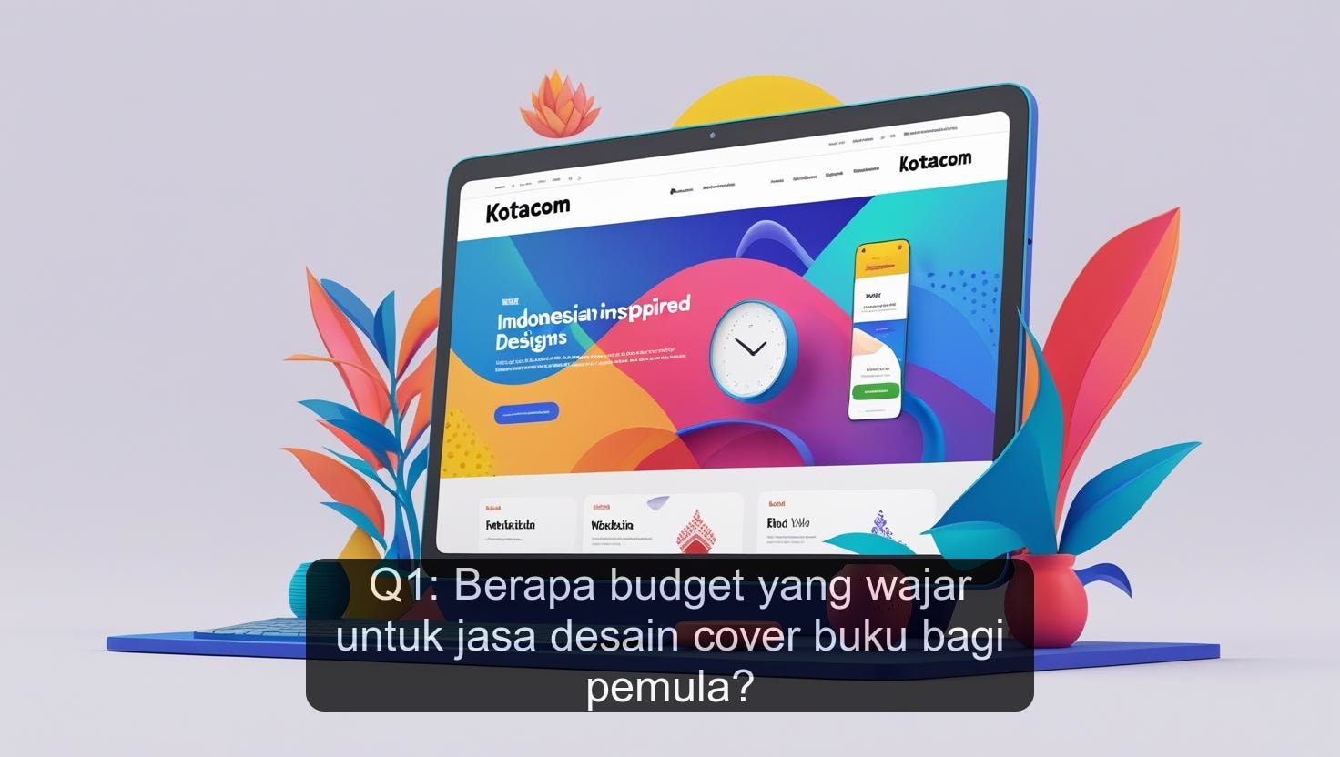 Q1: Berapa budget yang wajar untuk jasa desain cover buku bagi pemula?