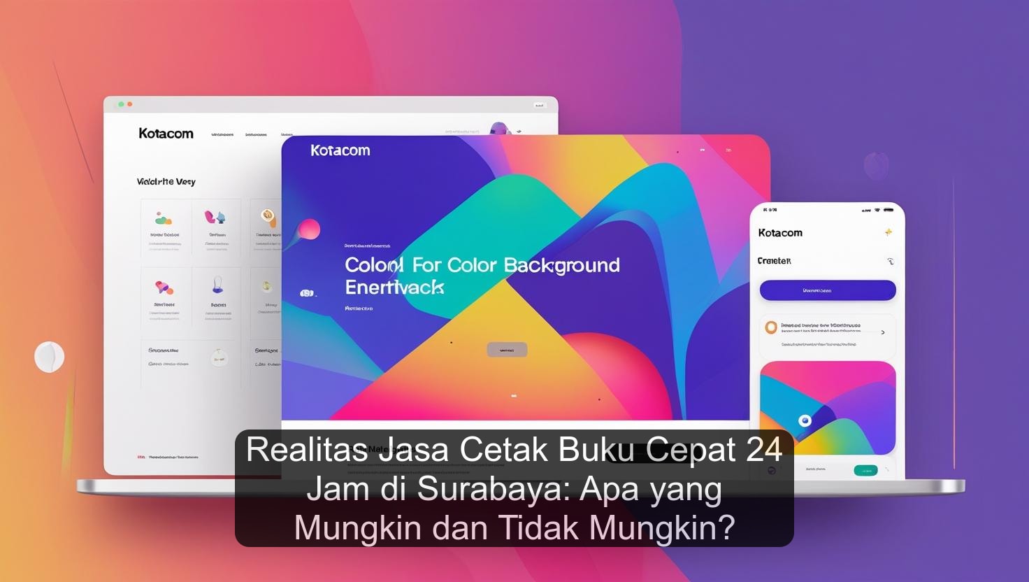 Realitas Jasa Cetak Buku Cepat 24 Jam di Surabaya: Apa yang Mungkin dan Tidak Mungkin?