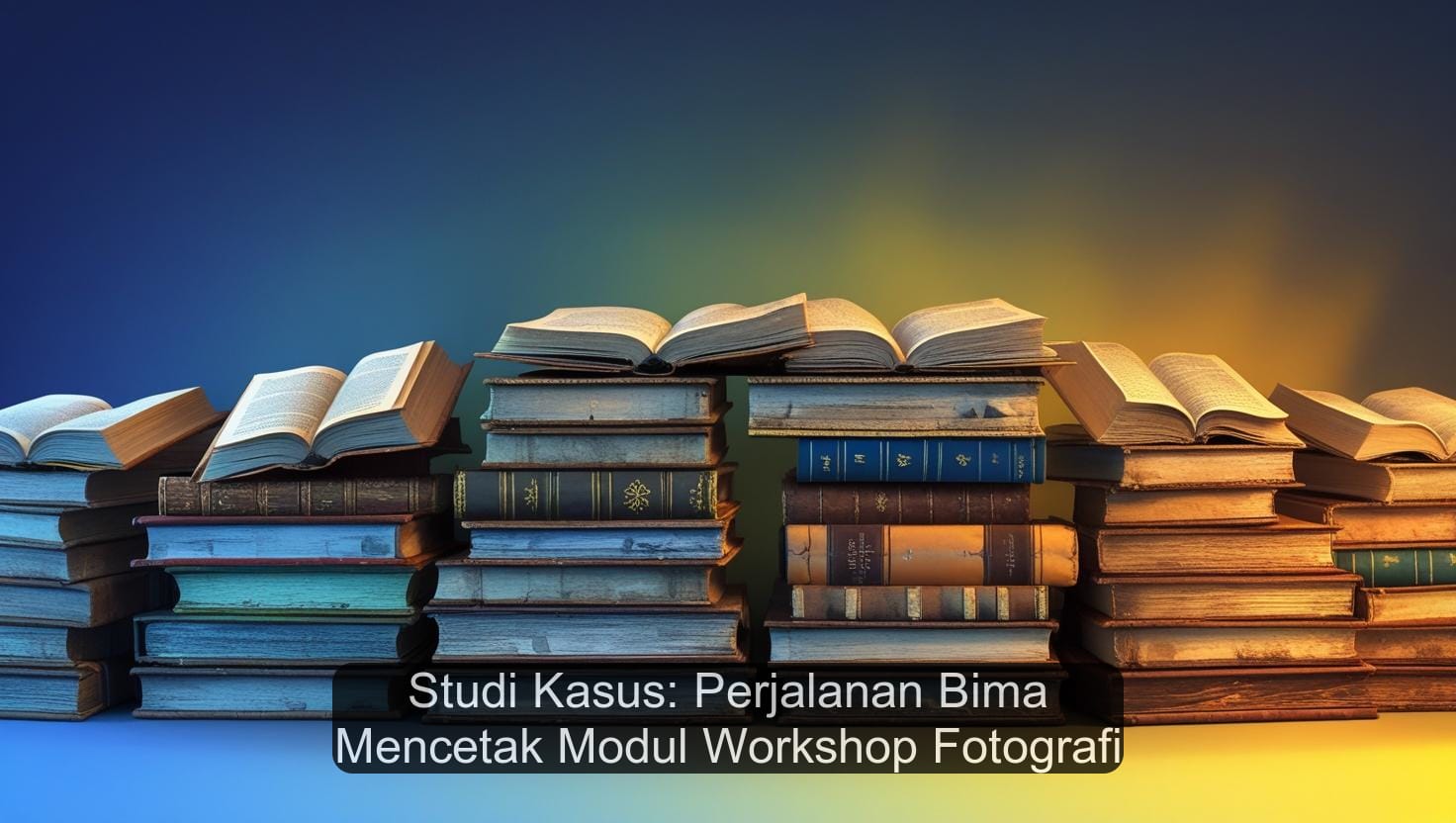 Studi Kasus: Perjalanan Bima Mencetak Modul Workshop Fotografi
