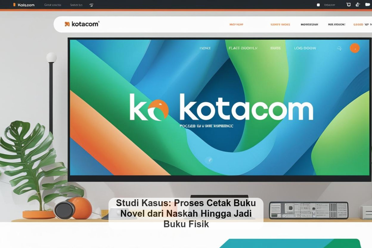 Studi Kasus: Proses Cetak Buku Novel dari Naskah Hingga Jadi Buku Fisik