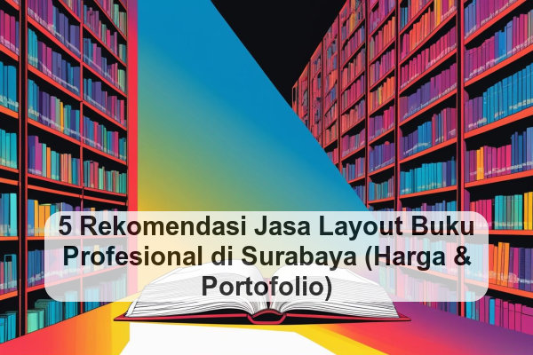 5 Rekomendasi Jasa Layout Buku Profesional di Surabaya (Harga & Portofolio)