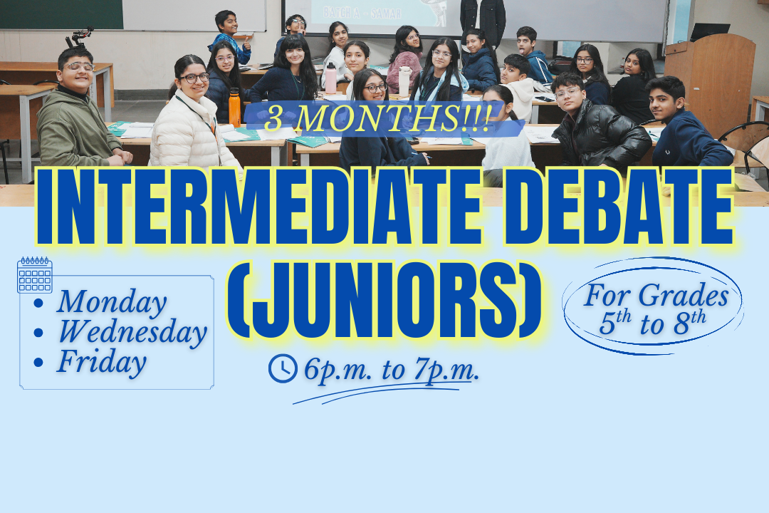 Intermediate Debate - Juniors MWF 6pm