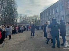 В школе прошла учебная эвакуация