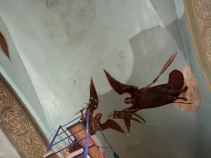 Подготовка храма к престольному празднику