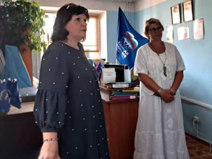 Елена Лошакова посетила с рабочей поездкой Тарусский район