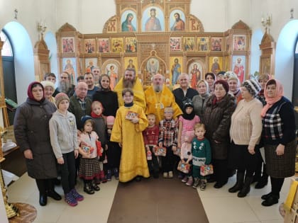 Праздничное богослужение в селе Овсорок