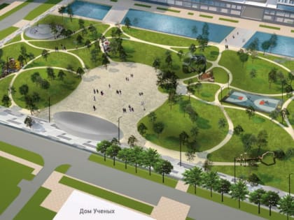 ПЛОЩАДЬ У ДУБА ЗАСТЕЛЮТ РУЛОННЫМ ГАЗОНОМ