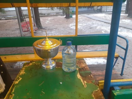 Молебен в санатории «Спутник» в праздник Крещения Господня