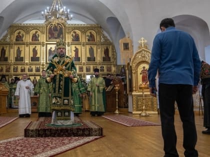 В день 970-летия преставления преподобного Ефрема Новоторжского в Борисоглебской обители в Торжке совершены праздничные богослужения