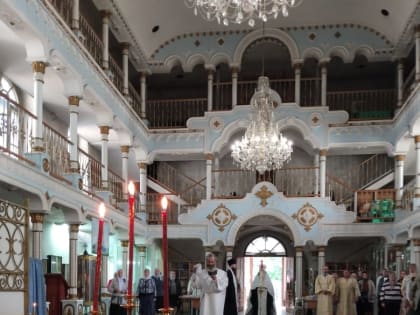 ПРАЗДНИК ВОЗНЕСЕНИЯ ГОСПОДНЯ В КАЗАНСКОМ СОБОРЕ ГОРОДА ЛЮДИНОВО