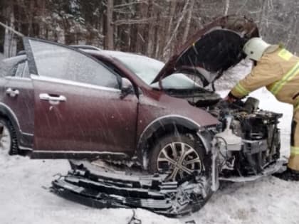 На киевской трассе в Думиничском районе столкнулись “Киа” и “Фиат”