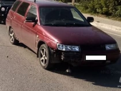 В Козельске водитель мопеда пострадал в столкновении с легковушкой