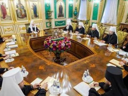 В Москве состоялось заседание Священного Синода Русской Православной Церкви