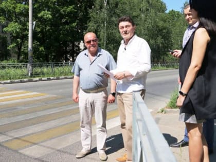 В Обнинске проверили, как идет ямочный ремонт и наносится разметка на трассы