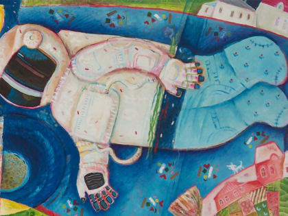 Выставка "Арт-полет. Обретая крылья" открылась в калужском музее истории космонавтики