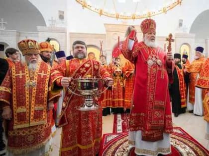 В Неделю 4-ю по Пасхе Предстоятель Русской Церкви совершил освящение столичного храма священномученика Ермогена в Гольянове