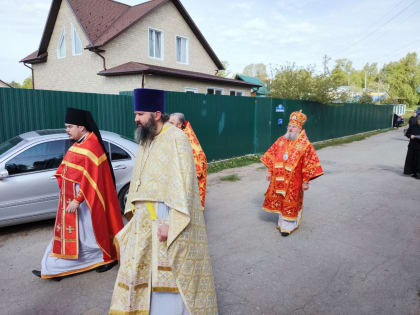 Малое освящение храма Боголюбской иконы Пресвятой Богородицы