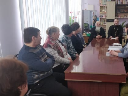 Отчетно-перевыборное Приходское собрание  в храме села Букань Людиновского района