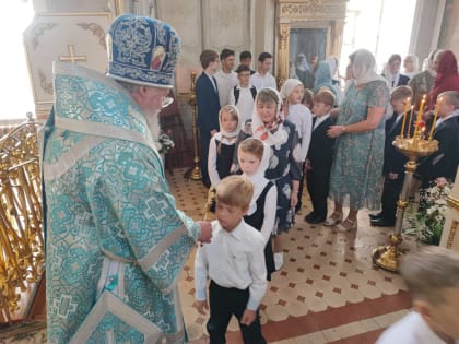 Молебен на начало учебного года в Козельской православной гимназии