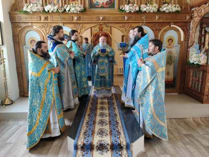 В Козельске почтили Ахтырскую икону Пресвятой Богородицы