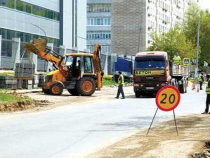 В Обнинске продолжается масштабный ремонт дорог
