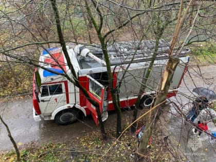 В центре Калуги загорелась квартира в жилом доме
