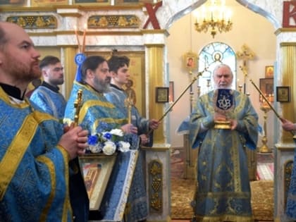 В праздник Благовещения Пресвятой Богородицы митрополит Климент совершил Литургию в Обнинске