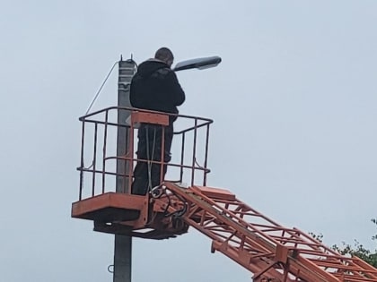 425 уличных светильников заменят на новые в поселке Яглово