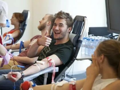 Обнинские студенты участвуют в донорской акции