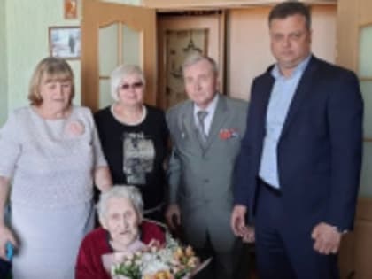 Труженику тыла исполнилось 100 лет