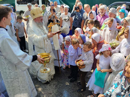 Крестный ход в день престольного праздника в селе Нижние Прыски
