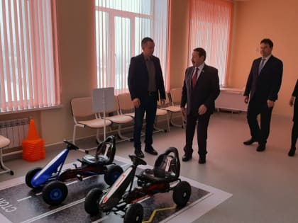 В бабынинской школе появились класс юного водителя и центр детских инициатив