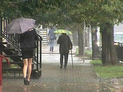 Дождливую рабочую неделю обещают калужанам синоптики