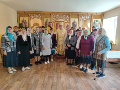 Епископ Никита посетил село Новослободск