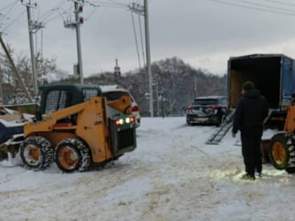 В Боровске подрядчик не справился с уборкой городских территорий от снега