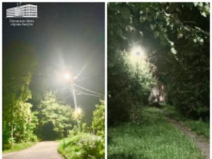 В сквере на Поселковой стало светлее