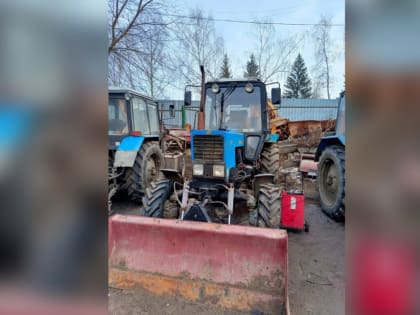 Калужское предприятие отправило трактор в Первомайск