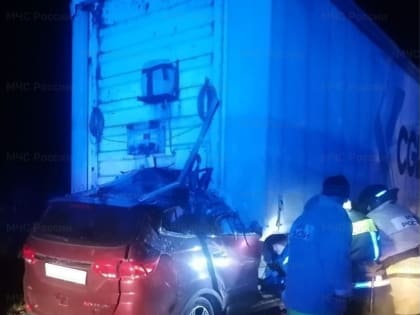 В Мещовске двое человек погибли в ночной аварии